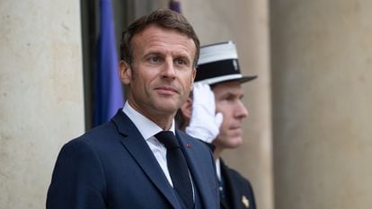 El presidente francés, Emmanuel Macron, el pasado martes en París.