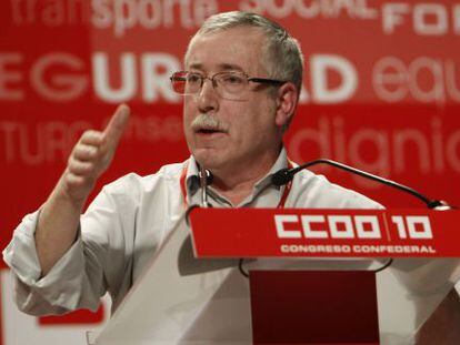 El secretario general de CCOO, Ignacio Fern&aacute;ndez Toxo