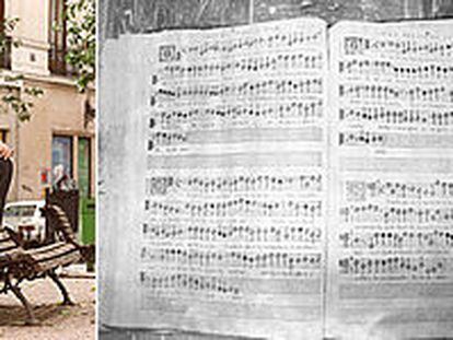 El músico Jordi Savall y una antigua partitura