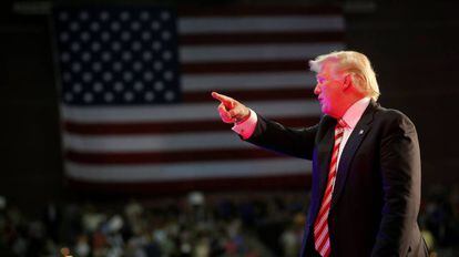 Donald Trump, en un acto en Pensacola (Florida).