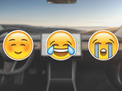 Podrás chatear con emojis desde la pantalla de tu Tesla