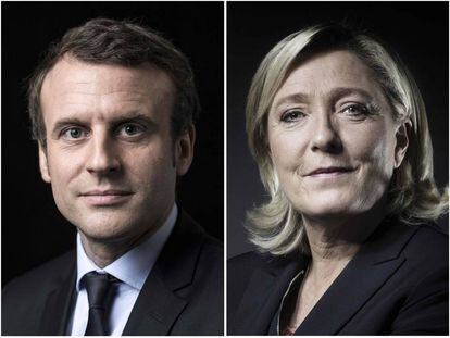 Macron i Le Pen candidats a l'Elisi.