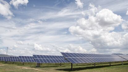 Planta solar de la empresa Enel Green Power en San Luis de la Paz, Guanajuato.