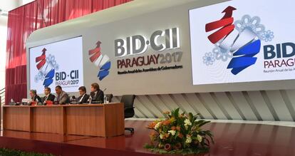 Asamblea anual del Banco Interamericano de Desarrollo en Asunción (Paraguay).