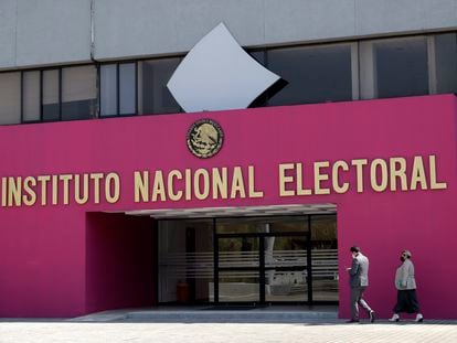 La sede del Instituto Nacional Electoral en Ciudad de México, el 25 de enero.