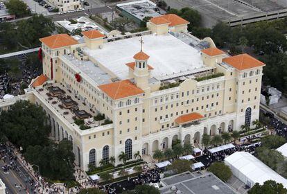 El nuevo templo de la Cienciología, inaugurado en Florida el fin de semana.