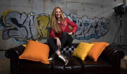 Paula Vázquez, en la escuela de 'Fama', en la Antigua fabrica de GAL en Alcalá de Henares.