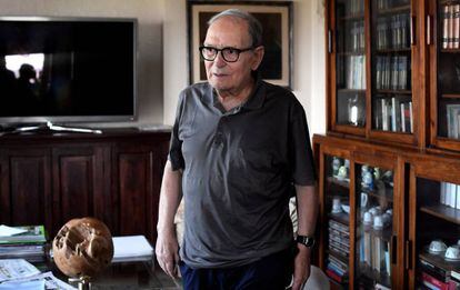 El compositor Ennio Morricone, en Roma el pasado 3 de julio.