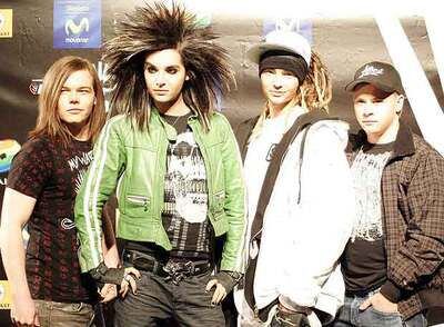 Los integrantes de Tokio Hotel.