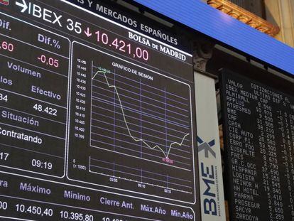 El principal indicador de la Bolsa española, el IBEX 35