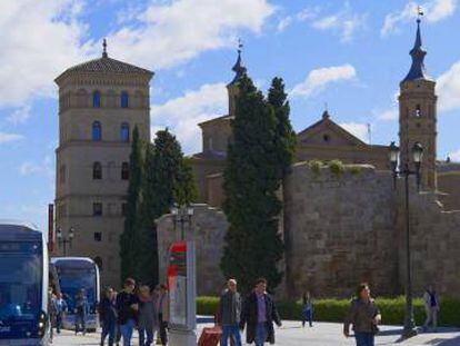 Imagen de la calle César Augusto de Zaragoza.