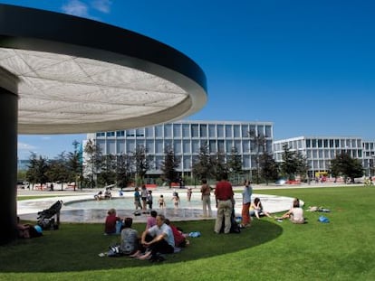 Parque Wahlen de Z&uacute;rich (Suiza). 