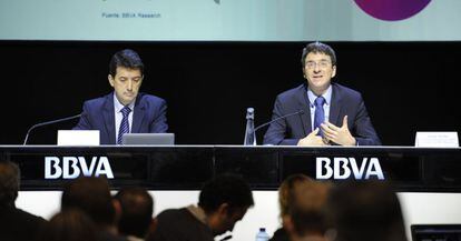 Rafael Doménech y Jorge Sicilia, de BBVA Research.