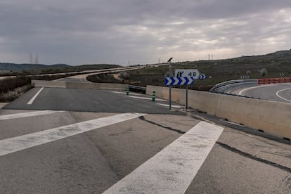 Tramo de la carretera MP-203 en Mejorada del Campo, Madrid.