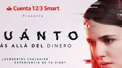 Adriana Ugarte, protagonista del cortometraje de Banco Santander.
