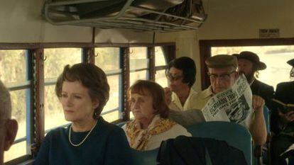 Barbara Sukowa es Hannah Arendt en el film homónimo de Margarethe von Trotta.