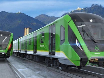 Render de imágenes del Metro de Bogotá.