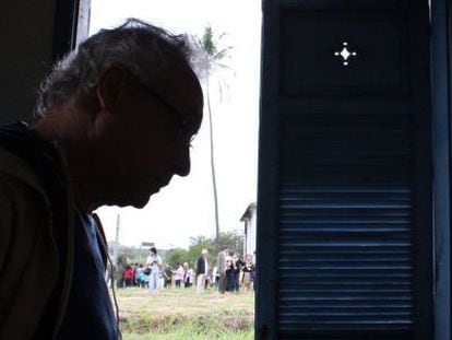 Umberto Trigueiros Lima, en la casa donde fue torturado en R&iacute;o. 