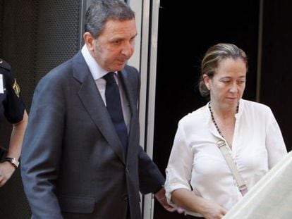 Florencia Mat&eacute;, saliendo de la Audiencia Nacional el pasado 17 de julio.