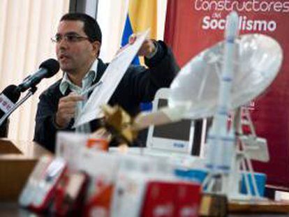 En la imagen, el el vicepresidente venezolano, Jorge Arreaza. EFE/Archivo