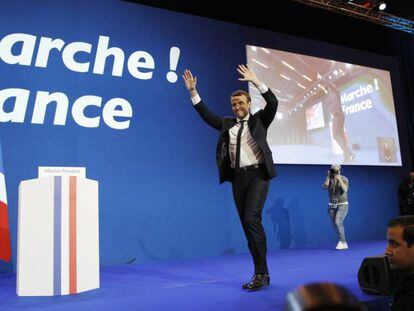 Emmanuel Macron, candidato de En Marche!.