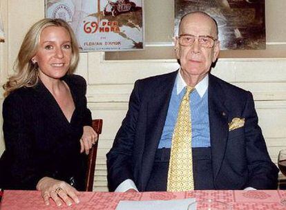 El escritor Camilo José Cela y su esposa Marina Castaño, en una foto de 1998.