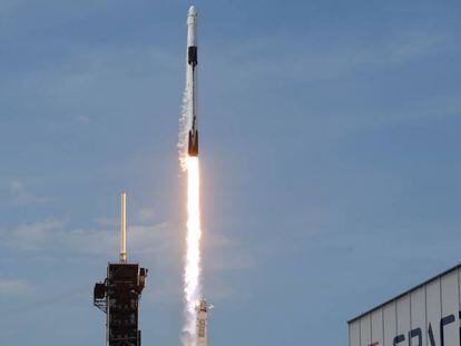 Lanzamiento del Falcon 9 en Cabo Cañaveral (Florida, EE UU)