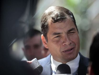 El presidente de Ecuador, Rafael Correa.