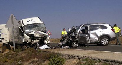 Accidente mortal de tráfico en Pamplona en septiembre.