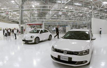 La fábrica de Volkswagen en Guanajuato (México).