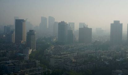 Vista de la ciudad de Nanjing.