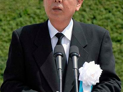 El alcalde de Nagasaki asesinado, Itcho Ito, en agosto pasado.