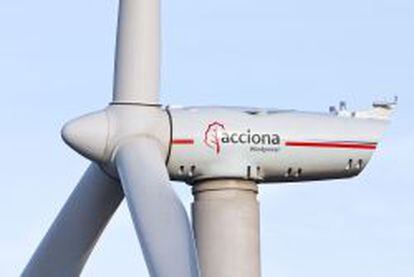 Aerogenerador fabricado por Acciona Windpower.
