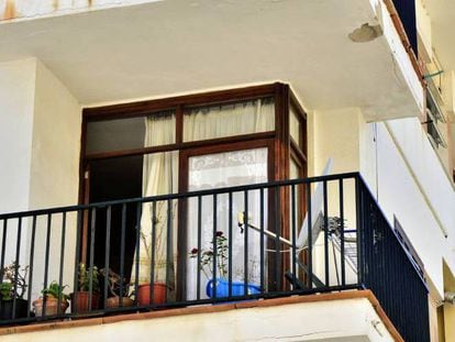 La vivienda donde Lucía Patrascu fue apuñalada en Mallorca en mayo.