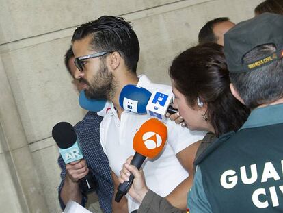 Antonio Manuel Guerrero, a su llegada el pasado día 25 a los juzgados de Sevilla.