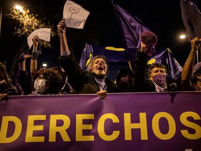 Manifestación del 8-M de 2022 en Madrid.