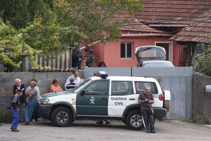 Domicilio en el que resid&iacute;a la pareja fallecida en Barro (Pontevedra).