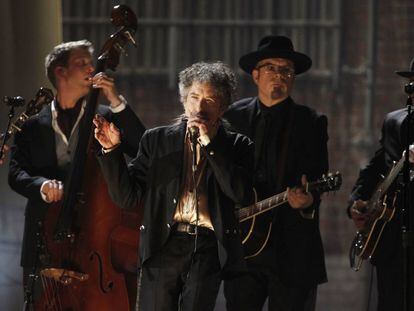 Bob Dylan, en un concert a Los Angeles el 2011.