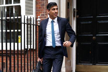 Rishi Sunak, exministro de Economía y candidato a liderar el Partido Conservador británico, este miércoles en Londres.