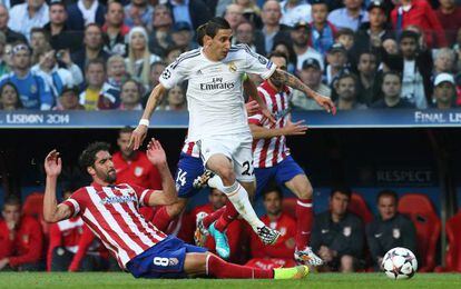 Real.Madrid-Atl&eacute;tico en el estadio Da Luz de Lisboa.