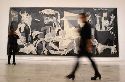El ‘Guernica’ de Pablo Picasso en el Reina Sofía (Madrid, España).