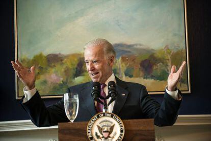 Joe Biden, la semana pasada, en Washington. 