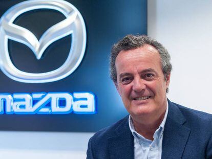 José María Terol, presidente y consejero delegado de Mazda Automóviles España, en las oficinas de la compañía en Madrid