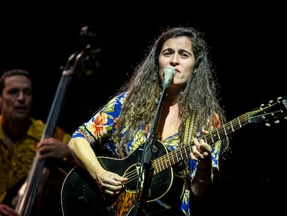 Silvia Pérez Cruz en el Palacio de la Ópera de A Coruña, en mayo de 2022.