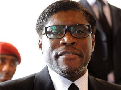 Teodoro Obiang hijo, en Bata el pasado enero