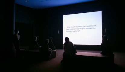 Una de les obres de Tony Coke que es poden veure al Macba.