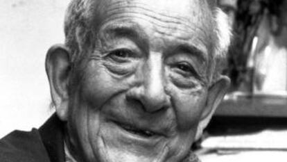 Joan Corominas, autor d''Onomasticon Cataloniae', obra magna dedicada a la toponímia.
