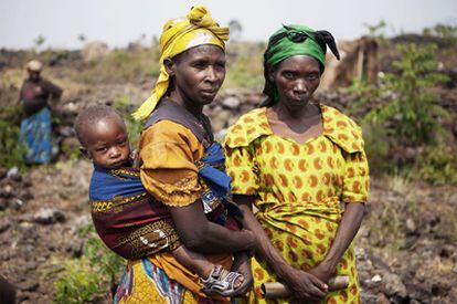 Mujeres de la región de Kivu Norte, en Congo.