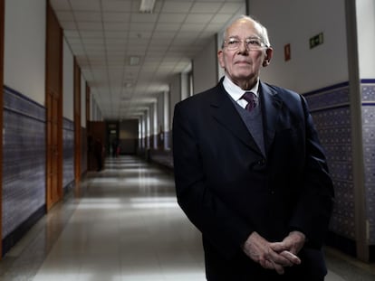 Michel Camdessus, en la Universidad Pontificia Comillas ICAI-ICADE.