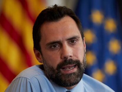 El conseller de Empresa y Trabajo, Roger Torrent.